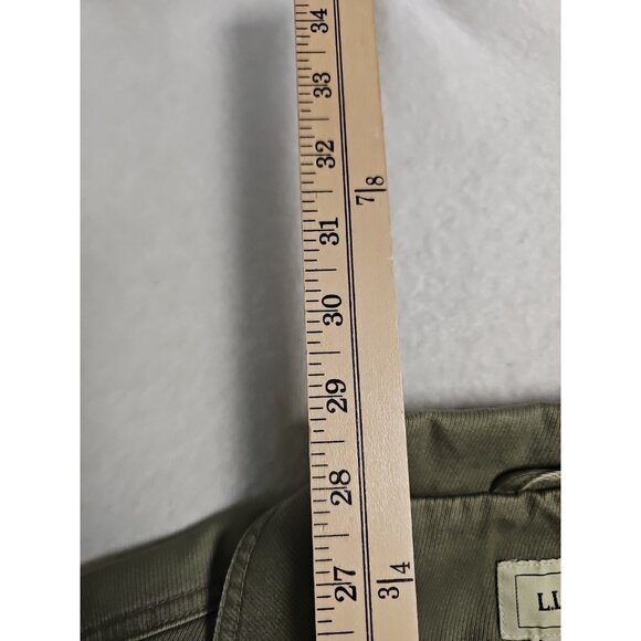 LL Bean Outdoor Womens Lined Blazer Jacket Size L Pockets 3 Button Double Breast - Picture 3 of 8